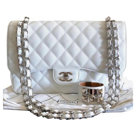 white chanel bag vintage